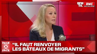 Maréchal  quotLes bateaux de migrants sont là parce que des signaux sont envoyésquot [upl. by Ailam]