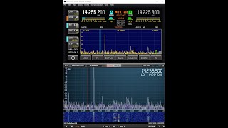 Using an external panadapter with the Elecraft K4 [upl. by Anatniuq]