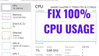 How to Fix 100 CPU Usage Windows 10  Fix System interrupts 100 CPU  High CPU laptop  Boost FPS [upl. by Ameerahs]