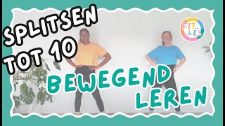 BEWEGEND LEREN  Splitsen tot 10  groep 3 amp 1e leerjaar [upl. by Ariom579]