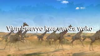 BWANA MUNGU nashangaa kabisaTenzi114 amp Nyimbo za wokovu300 instrumental beat with lyrics [upl. by Anselma]