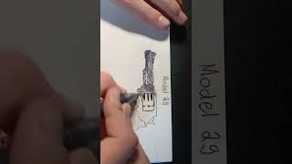 Drawing apoc 2 guns part 7 model 29 drawing art apoc2 apocolypserising2 [upl. by Anauj847]