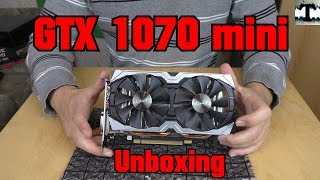 Zotac GTX 1070 mini Unboxing [upl. by Lorianna]