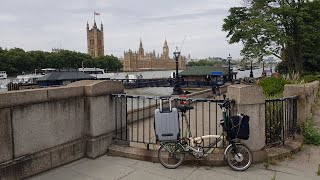 Brompton Cycling Kingston to London [upl. by Einnaf298]