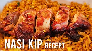 Nasi Goreng Geroosterde Kip Maken Hoe maak je Nasifried Rice Roasted Chicken recipe how to make [upl. by Riada]