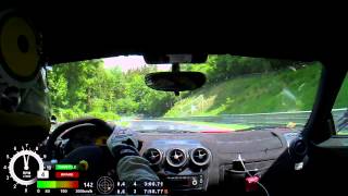 Ferrari F430 Scuderia Nordschleife 757 fast lap onboard [upl. by Atilegna348]