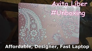 Avita Liber Unboxing I Affordable Designer Fast Colourful Laptop Unboxing laptop AvitaIndia [upl. by Jonell]