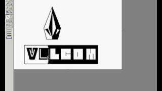 Volcom Logo on ms Paint [upl. by Naicul475]