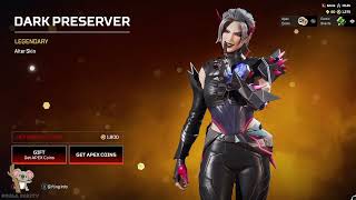 New Legendary Skin for Alter Dark Preserver S23 Void Mercenary Apex Legends Highlight Nov24 [upl. by Ylhsa]