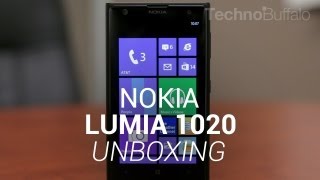 Nokia Lumia 1020 Unboxing [upl. by Tiebold]