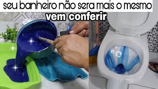 VASO SANITÁRIO LIMPO e CHEIROSO o DIA INTEIRO gastando pouco《vem conferir》casa limpa [upl. by Kennan]