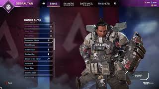 New Rare Skin for Gibraltar Doom and Gloom S15 Battle Pass Apex Legends  Highlight  Dec22 [upl. by Enna]