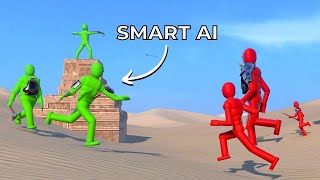 Smart AI Team vs NPCs with Overgrowth Ragdolls [upl. by Bruell445]