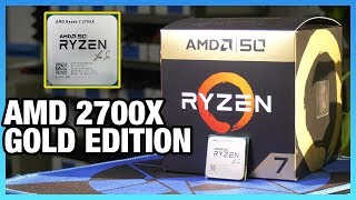 AMD R7 2700X Gold Edition Overclocking Headroom amp Review [upl. by Ahsened448]