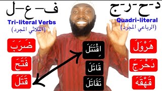 الفعل الثلاثي المزيد Triliteral Verbs with an Additional Letter [upl. by Creight]