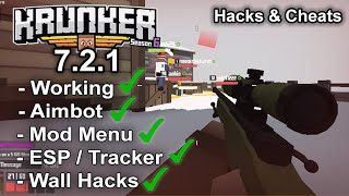 Krunkerio 721 Free Hacks amp Cheats WORKING [upl. by Modeerf]