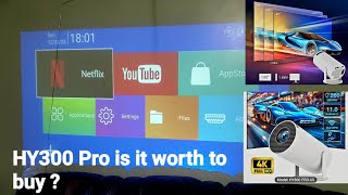 Quick Test And Review HY300 Pro Projector From Temu [upl. by Kirstyn77]