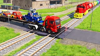 NO Brakes NO Control Trains Derailments ✅ BEAMNG DRIVE [upl. by Amej400]