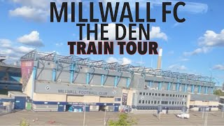 THE DEN  MILLWALL STADIUM ★ HOME OF MILLWALL FOOTBALL CLUB FC TRAIN TOUR [upl. by Niltag]