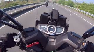 Kymco Xciting 400S TopSpeed [upl. by Yorgo307]