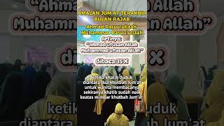 amalan Jumat terakhir di bulan Rajab doabulanrajab shortsvideo shorts [upl. by Sparrow]