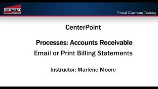 How to Print Common Accounts Receivable Reports in CenterPoint [upl. by Keon]