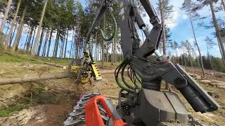 🌲 Käferholz  Jagd mit John Deere 1470G und Fichtenmoped 550 xpg 🌲 1  2 [upl. by Onfroi638]