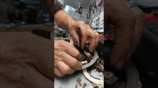 Cleaning vintage outboard points For more tips Smash the Subscribe Button diy boatmotor aomci [upl. by Eedia]