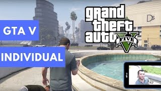 ▶️ROBANDO UN BANCO EN GTA 5 MODO INDIVIDUAL PART 1✅ [upl. by Ebbarta]