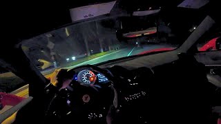 2020 Ferrari 488 Pista Night POV Drive  4K [upl. by Malloch]