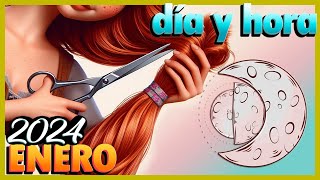 Dias de LUNA para Cortar el Cabello Enero 2024 [upl. by Yelahs]