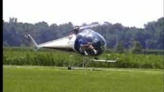 Helicopter pilot loses control on takeoff [upl. by Dart]