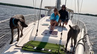 Intracoastal Waterway ICWIs it worth the HOURS on our Sailboat ENGINE Sailing Zephyr  Ep254 [upl. by Naryb]