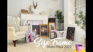 Size Frame amp Pakej Photoshoot Raya 2022  Rekahub Studio [upl. by Anawahs792]