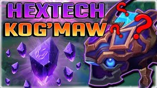 NEW GEMSTONE SKIN HEXTECH KOGMAW IS BEAUTIFUL LETHAL TEMPO KOGMAW GAMEPLAY  PBE [upl. by Boyd]