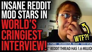 Insane Reddit Mod Stars in Worlds CRINGIEST News Interview [upl. by Athal910]