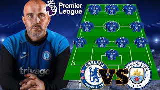 MARESCA EPL DEBUT NEW CHELSEA PREDICTED 433 LINEUP VS MAN CITY IN EPL MATCHWEEK 1 18th AUG 2024 [upl. by Ahsaetan]