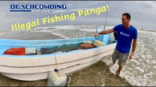 Beachcombing  Illegal Fishing Panga [upl. by Akitnahs]