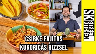 CSIRKE FAJITAS kukoricás rizzsel🌮🌽 [upl. by Jaehne]