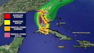 Tracking Elsa Floridas west coast under hurricane watch as storm nears [upl. by Saref107]