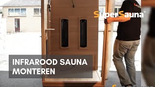 Infrarood Sauna montage  SuperSauna® [upl. by Anuaik57]