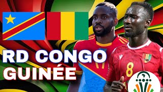 🔴🇨🇩🇬🇳 RD CONGO  GUINEE 🚨BELLE AFFICHE EN QUART   CAN 2024 LIVE TALK [upl. by Novelia]