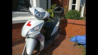 How to ride a 50cc MopedScooter UK [upl. by Mur671]