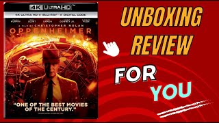 OPPENHIMER 4K Bluray Unboxing Review [upl. by Alius]