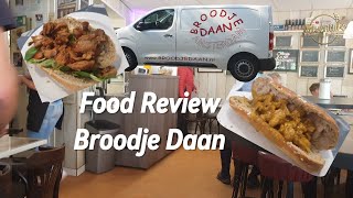 Food Review Broodje Daan  Broodje Hete Kip en Surinaamse Broodje kerrie Kip [upl. by Anertak]