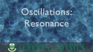 PHYS 130 Oscillations Resonance [upl. by Beatrix]