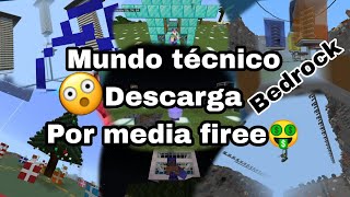 Descarga mi mundo tecnico de más de 5mil horas 3 AÑOS para minecraft bedrock [upl. by Sherl]