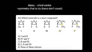 Meso compound  organic chemistry [upl. by Ahseneuq]