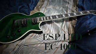 ESP LTD Deluxe EC1000 Review [upl. by Ardnuaet]