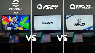 eFootball 2025 Vs FC 24 Vs FIFA 23  Detail Comparison [upl. by Adnerol826]